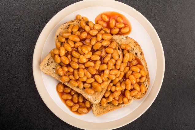 Baked beans on toast  